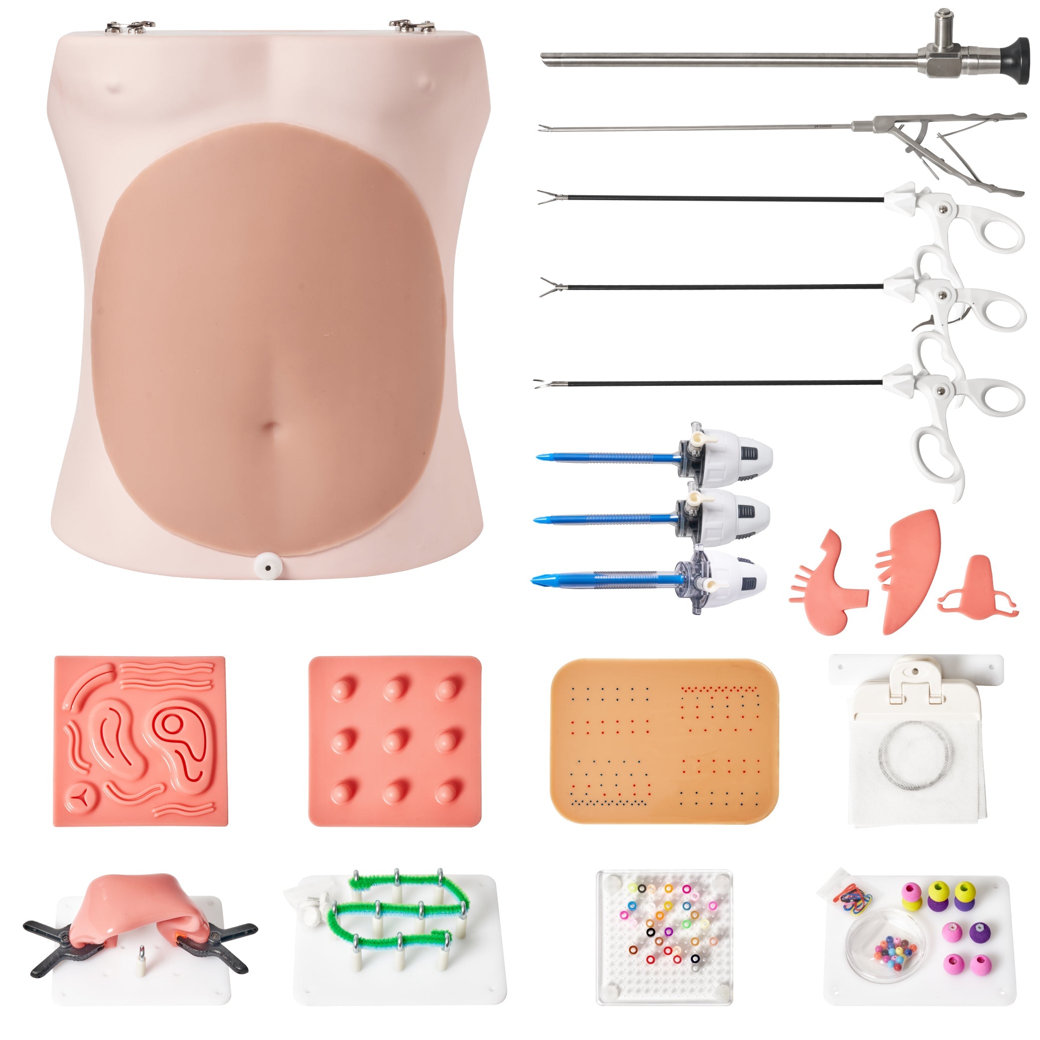 Caja de entrenamiento laparoscópico de simulación abdominal avanzada Alcedo