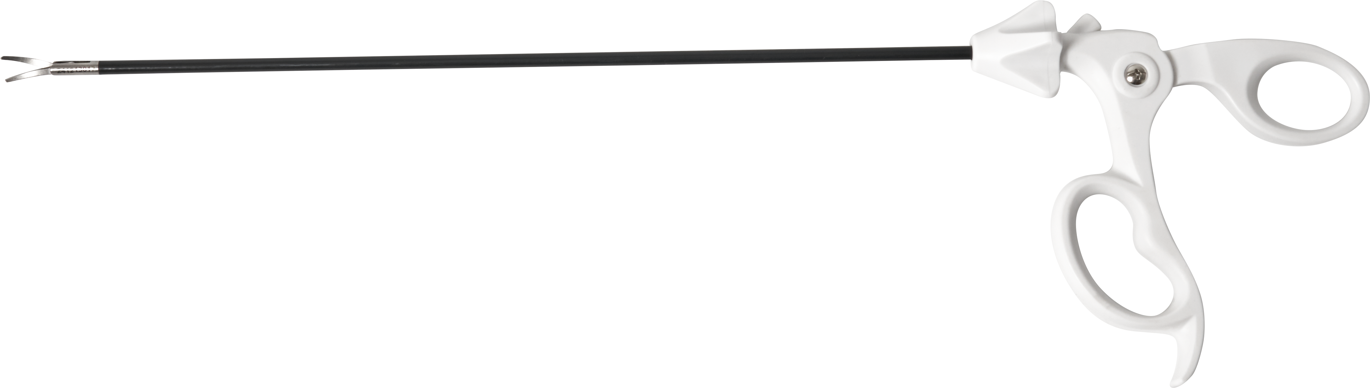 Tijeras curvas (mango blanco)