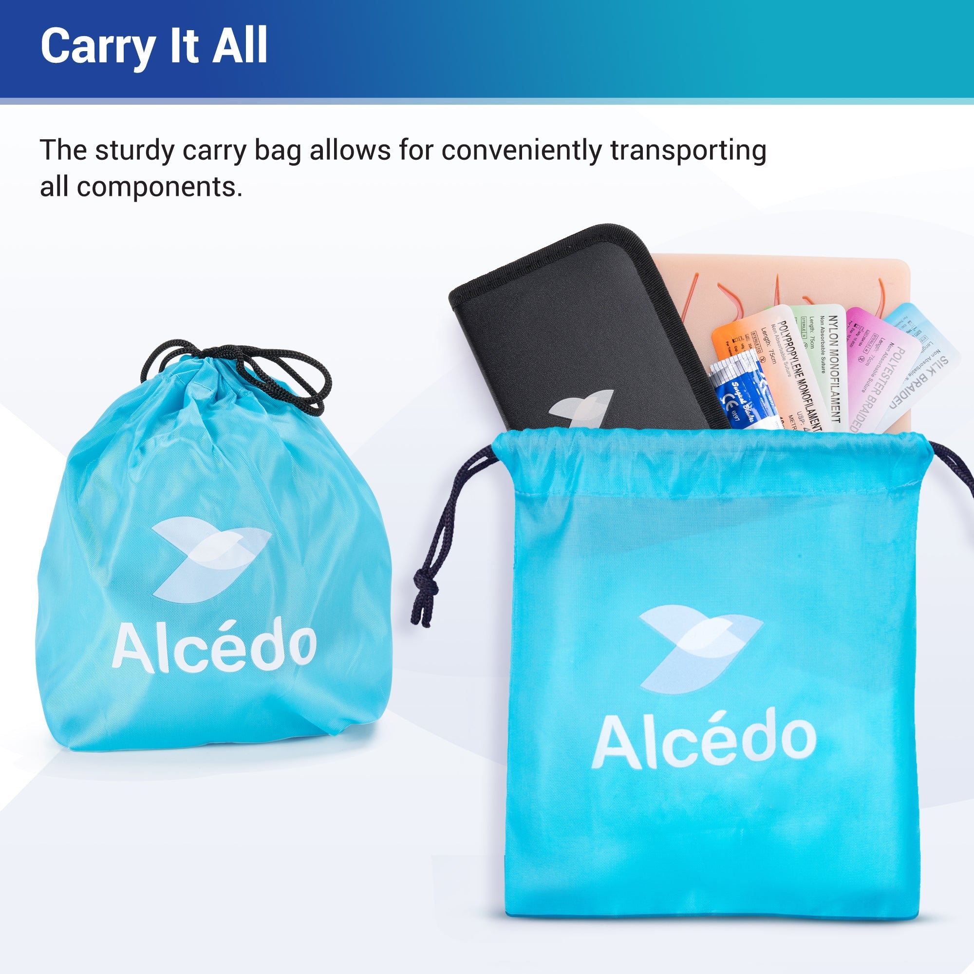 Kit de práctica de sutura Alcedo AE181