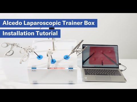 Caja de entrenamiento laparoscópico estándar Alcedo